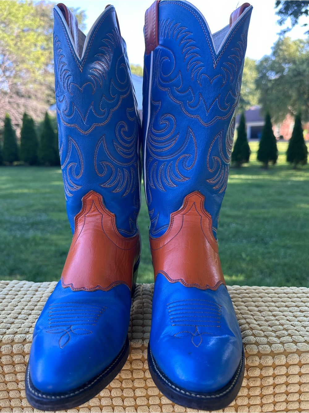 Hand Crafted OLATHE Boots 8D Top Quality